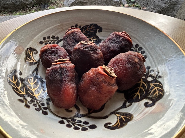 柿の実と南天の実2